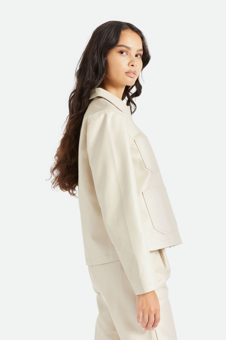 Survey Boxy Chore Coat - Beige - Image 5