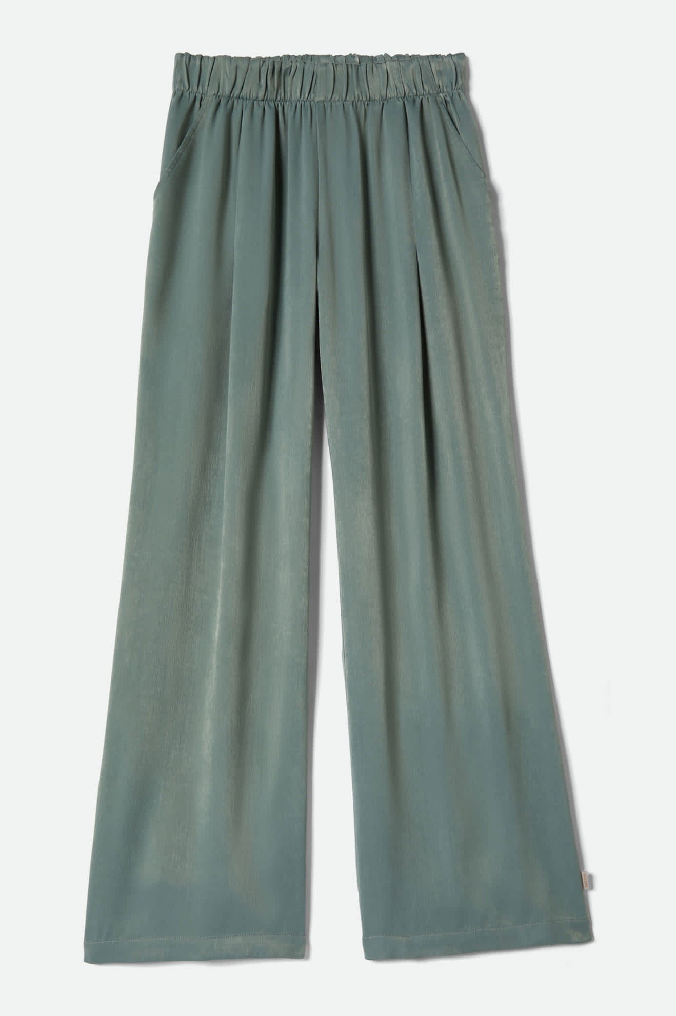 Soho Silky Pant - Blue Green Shine - Image 2